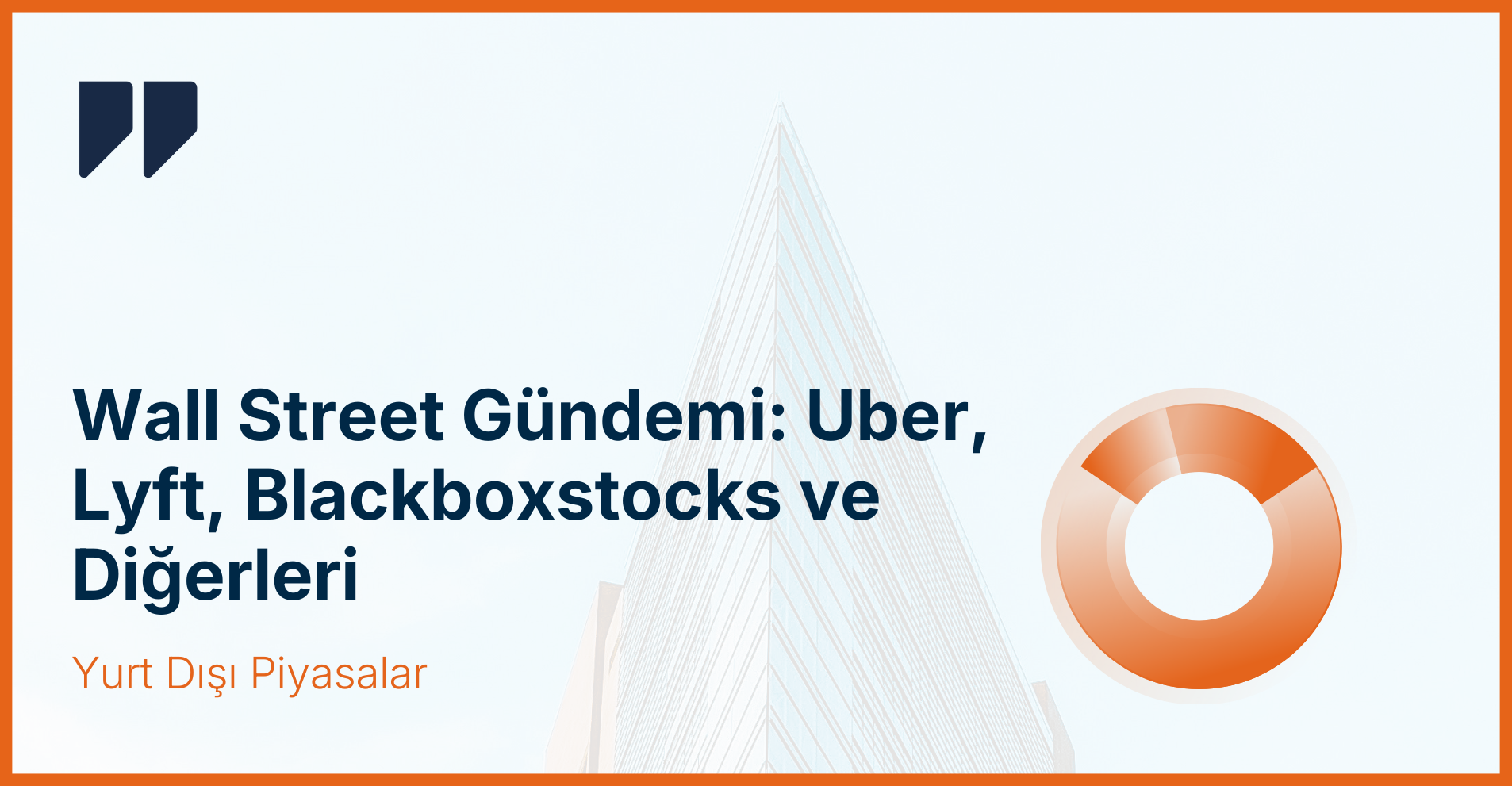 Yurt Dışı Piyasalar