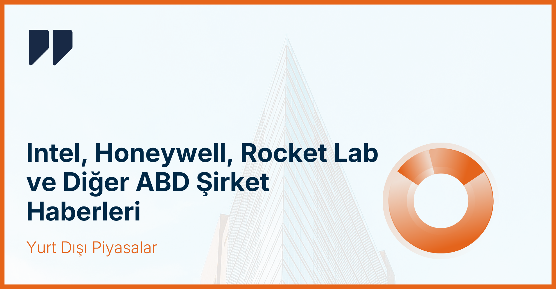 Yurt Dışı Piyasalar