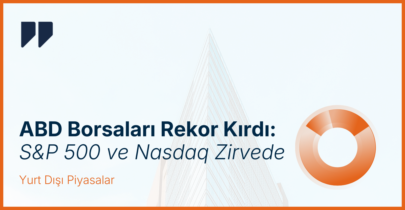 Yurt Dışı Piyasalar