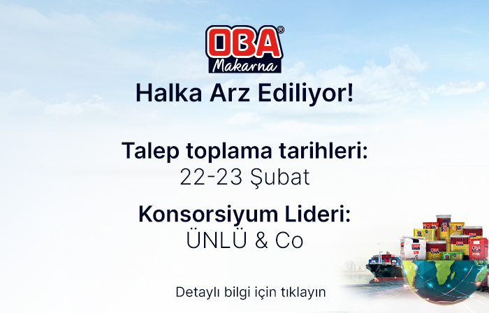 OBA Makarna Halka Arz Ediliyor!