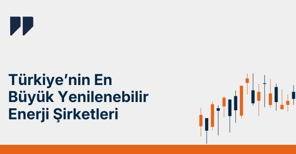 Türkiye’nin En Büyük Yenilenebilir Enerji Şirketleri Hangileri?